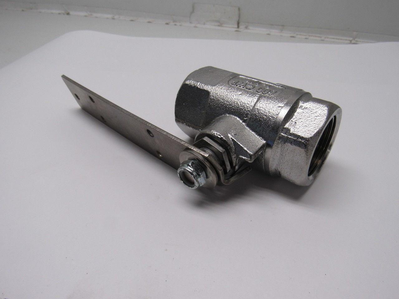 Apollo Chrome Reducing Ball valve 1" NPT to 1-1/4" NPT