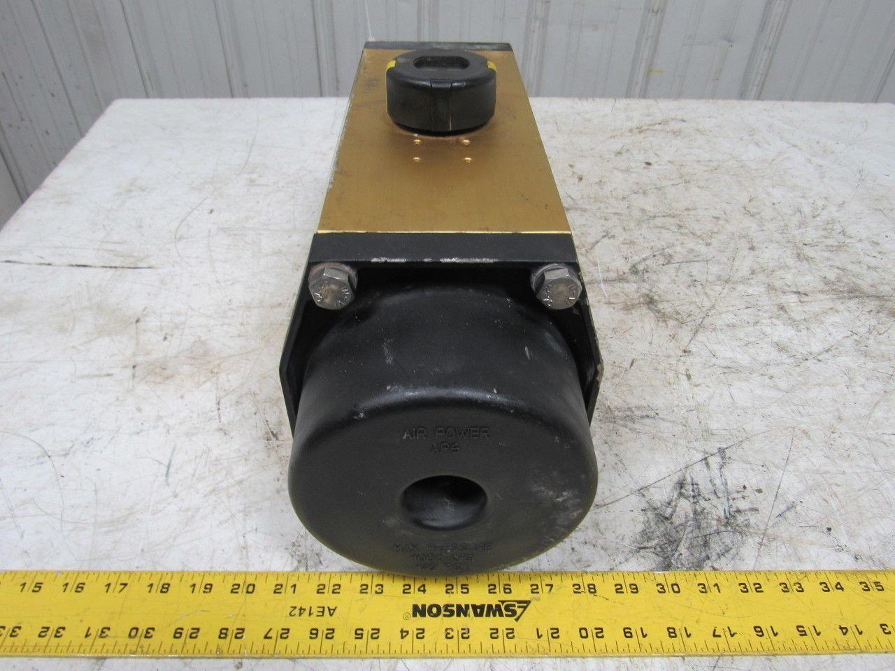 AP6 Pneumatic Butterfly Ball Valve Rotary Actuator 142 PSI