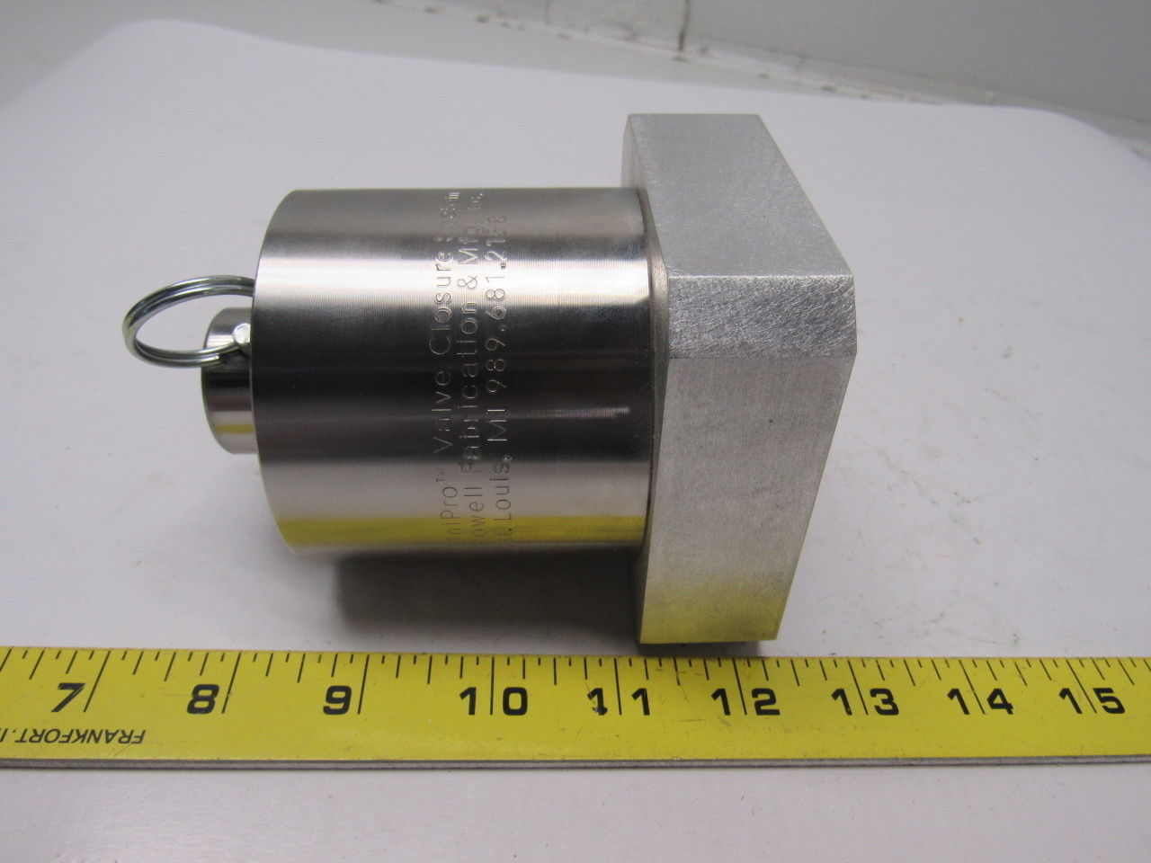 Uni Pro/Powell 905-04590-004 Valve Adapter Low Torque Closing Only