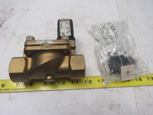 Burkert 5281 A 25 2/2-way Solenoid Valve W/Servo-Diaphragm