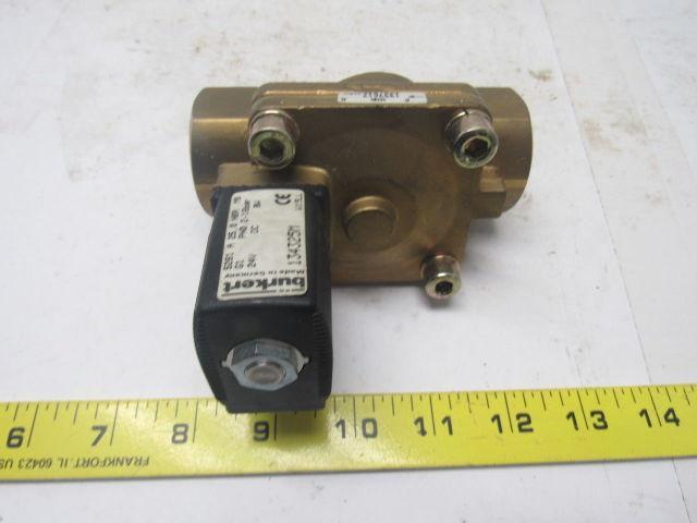 Burkert 5281 A 25 2/2-way Solenoid Valve W/Servo-Diaphragm