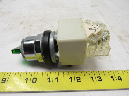 Square D 9001K12J1GH5 Illuminated Selector Switch Green