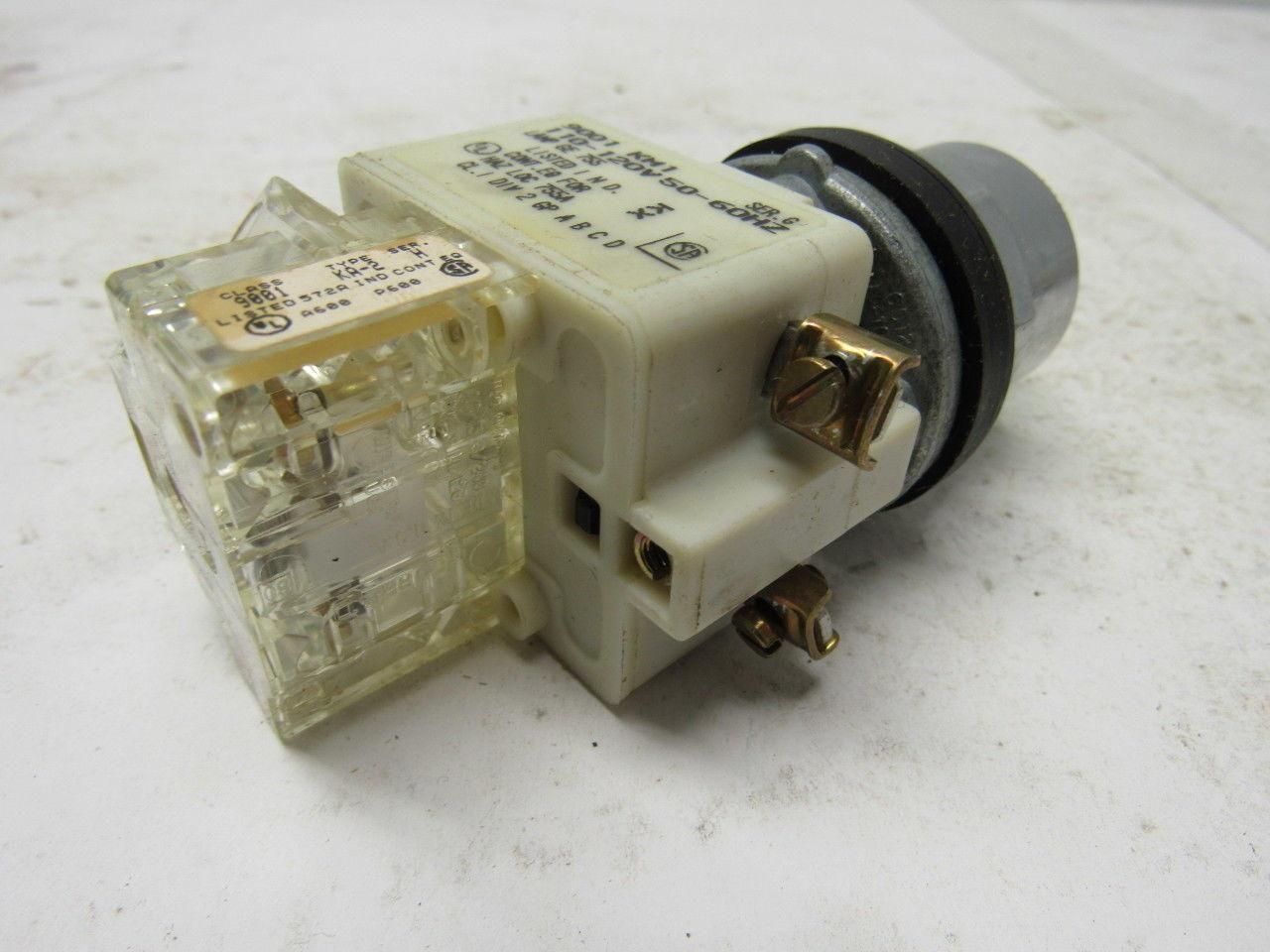 Square D 9001K12J1GH5 Illuminated Selector Switch Green