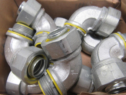 Crouse Hinds Co LBT1009 1" 90° Male Flexible Conduit Connector Box of 10