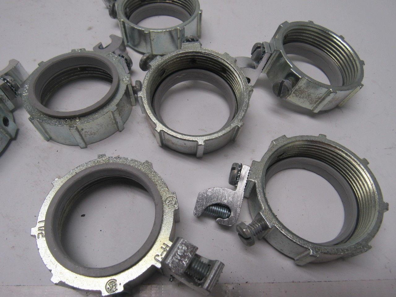 Crouse Hinds Co GLL5 1-1/2" Grounding Bushing W/Insulated Throat Lot of 7