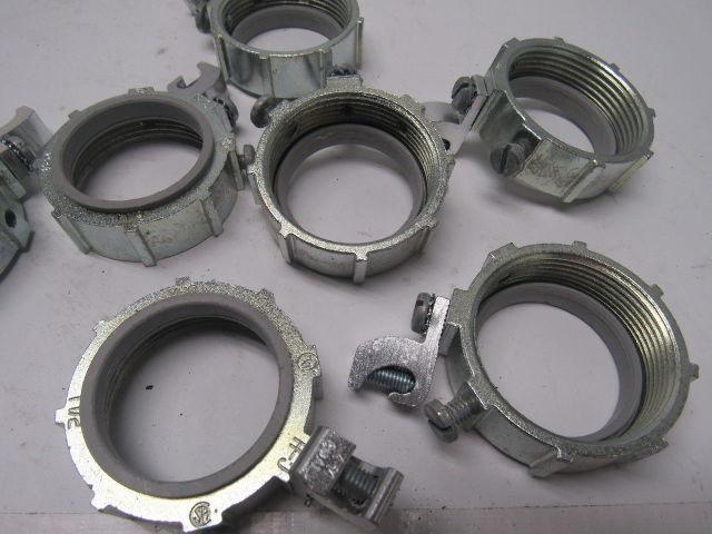 Crouse Hinds Co GLL5 1-1/2" Grounding Bushing W/Insulated Throat Lot of 7