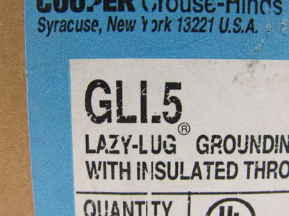 Crouse Hinds Co GLL5 1-1/2" Grounding Bushing W/Insulated Throat Lot of 7
