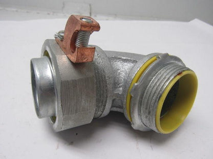 Crouse Hinds Co LBT15090GC 1-1/2" 90° Grounded Liquidtight Connector Lot of 2