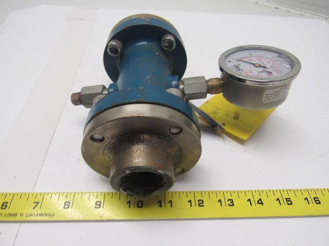 OPW Inline Pressure Monitoring Bladder Coupling 1" NPT Or Flange Mount 0-100 PSI