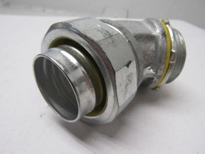 Crouse Hinds Co LTB15045GC 1-1/2" 45° Grounded Liquidtight Connector Lot of 2