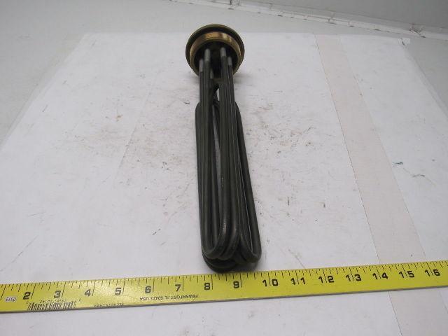 Brass 2-1/2" NPT Threaded Screw Plug Liquid Immersion Heater 240/400V 9000W