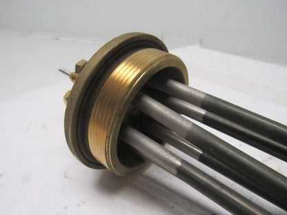 Brass 2-1/2" NPT Threaded Screw Plug Liquid Immersion Heater 240/400V 9000W