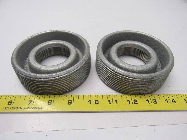 Crouse Hinds Co RE106 Conduit Hub Reducers 4 x 2" Lot of 2