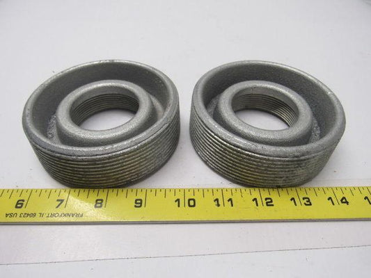 Crouse Hinds Co RE106 Conduit Hub Reducers 4 x 2" Lot of 2