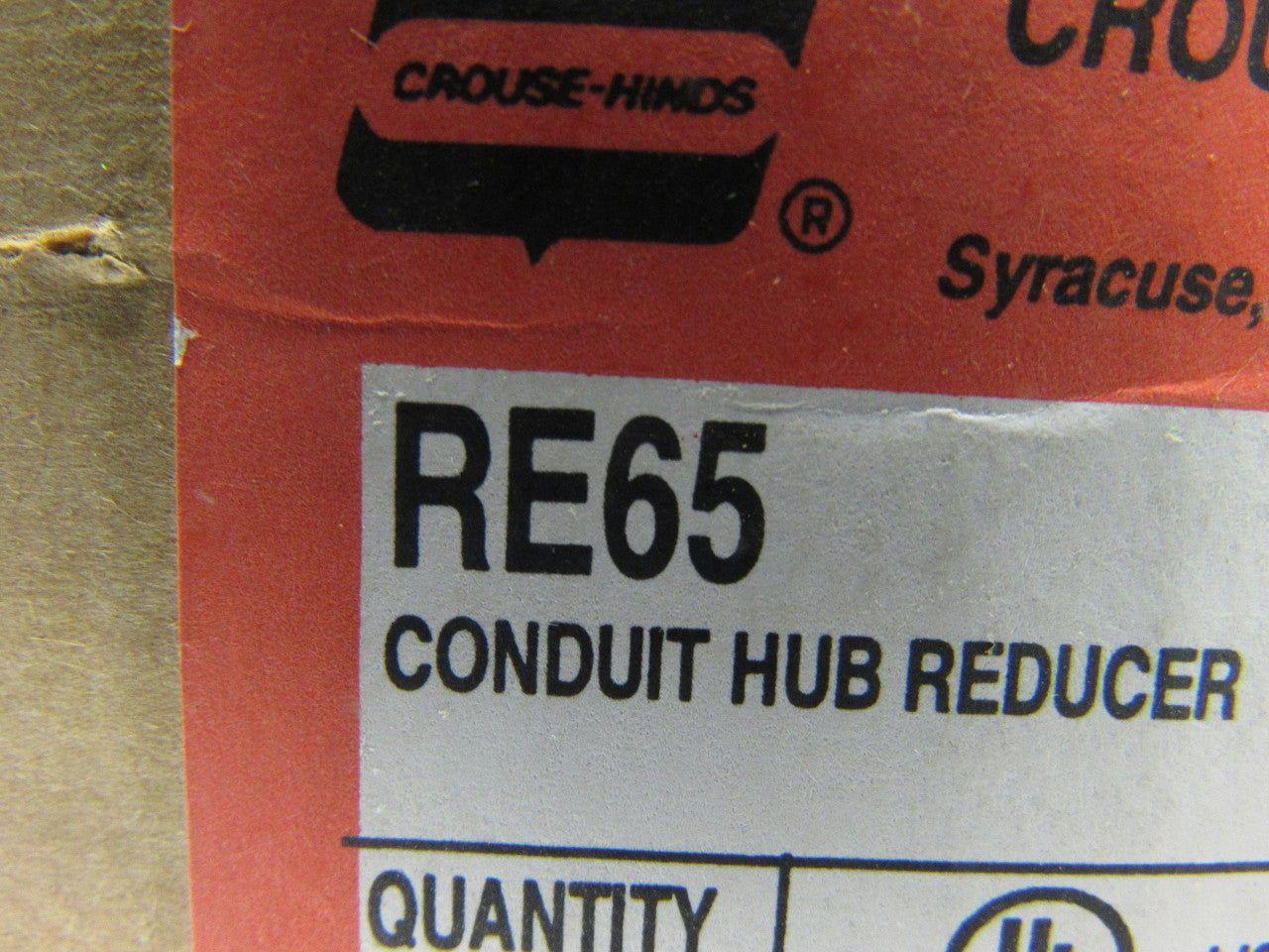 Crouse Hinds Co RE65 Conduit Hub Reducers 2" x 1-1/2" Lot of 11