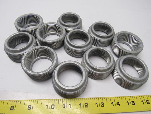 Crouse Hinds Co RE65 Conduit Hub Reducers 2" x 1-1/2" Lot of 11