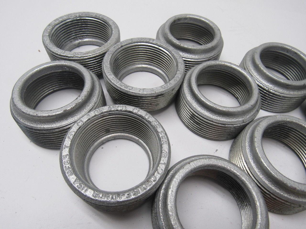 Crouse Hinds Co RE65 Conduit Hub Reducers 2" x 1-1/2" Lot of 11