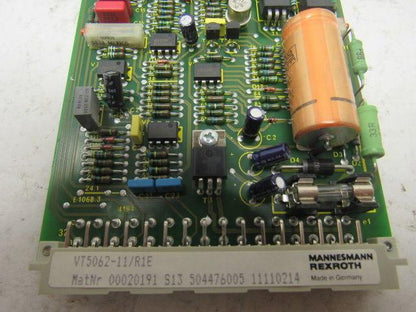 Mannesmann Rexroth VT5062-11/R1E  Proportional Pressure Valve Amplifier Card