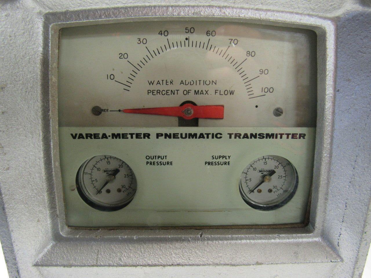 W&T Varea-Meter 4-1/4" SS Flange Mount Inline Pneumatic Transmitter 10-100%