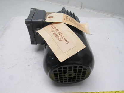 Lenze DERRBR,063-12 220-277/380-480V 50/60Hz. 3 Ph. 1800 RPM Motor With Brake