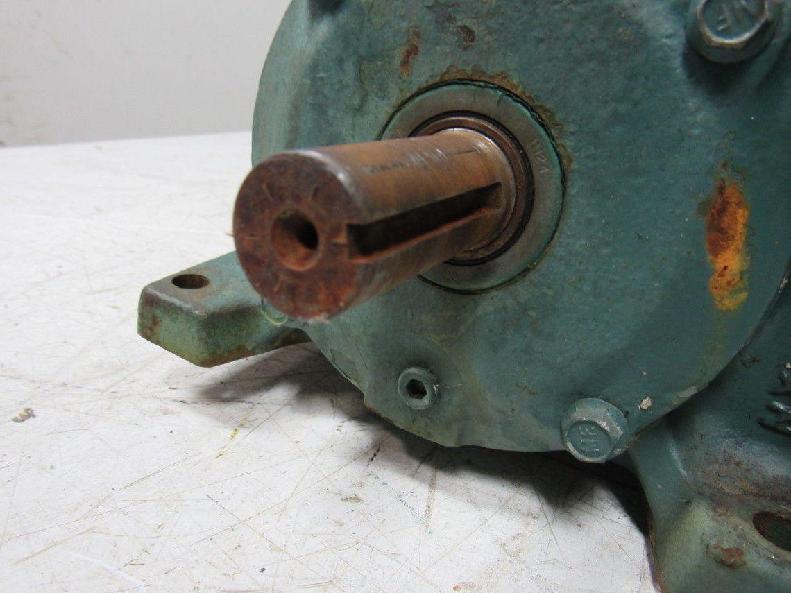 Dodge Reliance 56WM16A Gearmotor 50:1 Reducer 3/4Hp 230/460V 3PH 56C Dual Output