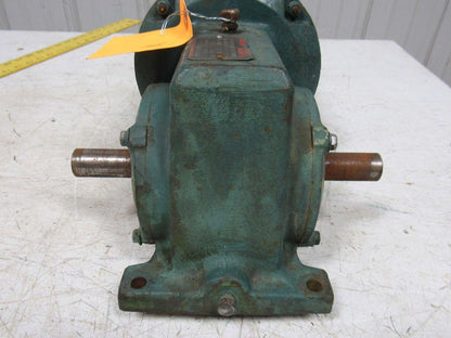 Dodge Reliance 56WM16A Gearmotor 50:1 Reducer 3/4Hp 230/460V 3PH 56C Dual Output