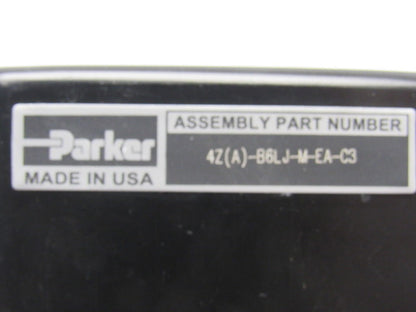 Parker 4Z-B6LJ-M-EA-C3 Model EA Electro-Mechanical Ball Valve Actuator 115V