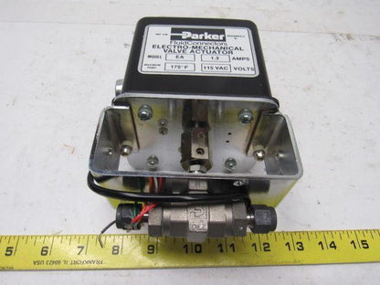 Parker 4Z-B6LJ-M-EA-C3 Model EA Electro-Mechanical Ball Valve Actuator 115V