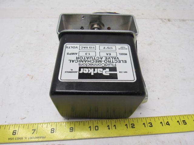 Parker 4Z-B6LJ-M-EA-C3 Model EA Electro-Mechanical Ball Valve Actuator 115V