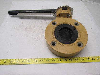 Andronaco NII-Cor 3-31HD-L-T-H-L 6" Butter Fly Valve W/Handle