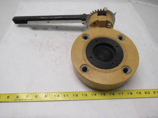 Andronaco NII-Cor 3-31HD-L-T-H-L 6" Butter Fly Valve W/Handle