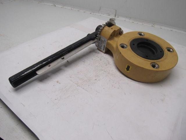 Andronaco NII-Cor 3-31HD-L-T-H-L 6" Butter Fly Valve W/Handle
