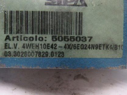 Rexroth 4WEH 10 E42-4X/6EG24N9ETK4/B10 Solenoid Operated Directional Spool Valve