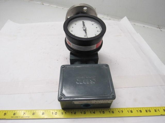 SOR 74V1-K117-N4-CIA Adj. Dead Band Pressure Switch Flange Mount See Description