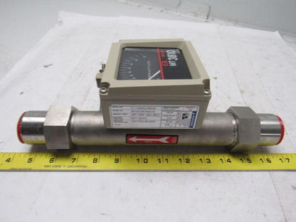 Brooks 3810A13A1RAA1A1 Metal Tube Variable Area Flowmeter 1" NPT