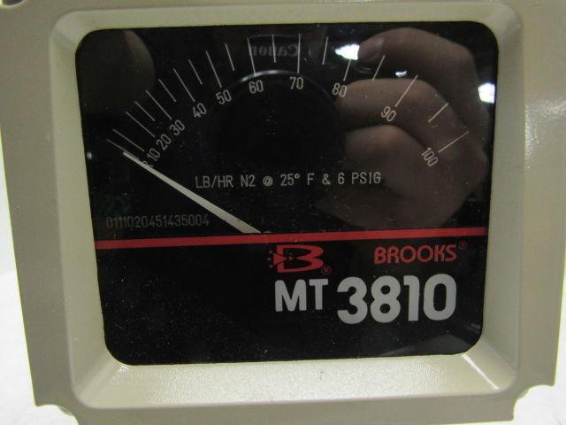 Brooks 3810A13A1RAA1A1 Metal Tube Variable Area Flowmeter 1" NPT