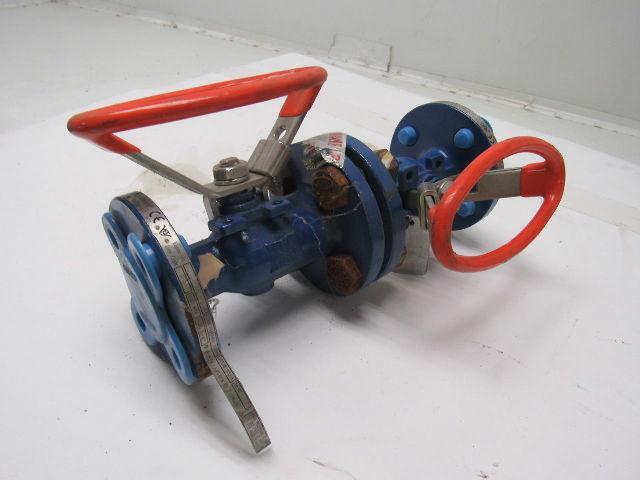 Quadrant F1RCSRRL01F075-Z1 Class 150 Flanged Ball Valve 3/4" Lot of 2