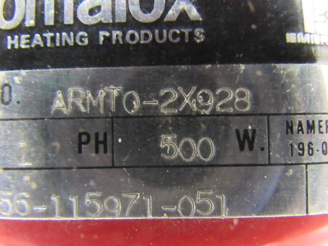 Chromalox ARMTO-2X928 120/240V 1PH 500W Immersion Heater W/Temperature Control