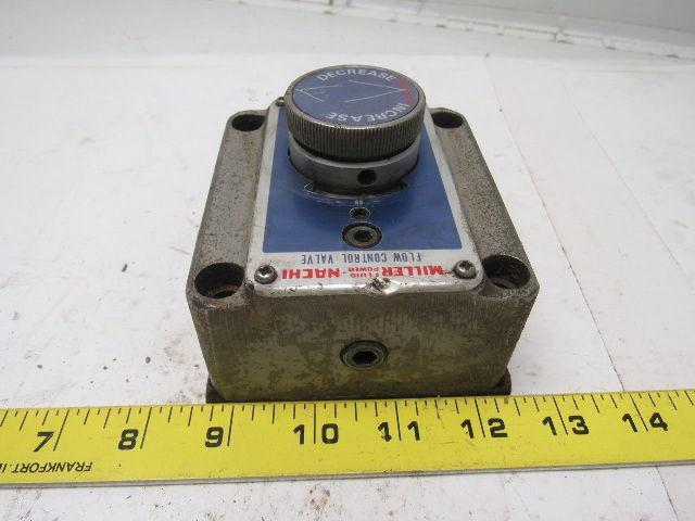 Miller Nachi CFT-G02-1.3G-E30 Hydraulic Flow Control Valve
