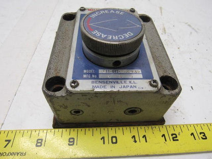 Miller Nachi CFT-G02-1.3G-E30 Hydraulic Flow Control Valve