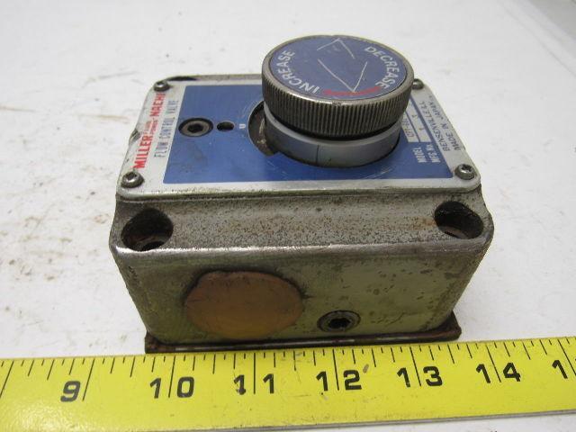 Miller Nachi CFT-G02-1.3G-E30 Hydraulic Flow Control Valve