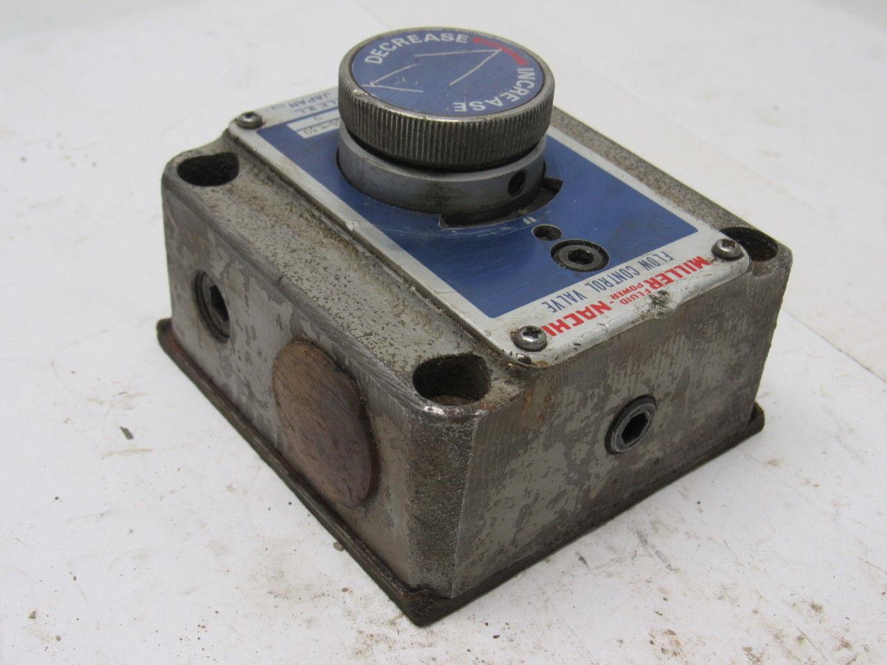 Miller Nachi CFT-G02-1.3G-E30 Hydraulic Flow Control Valve