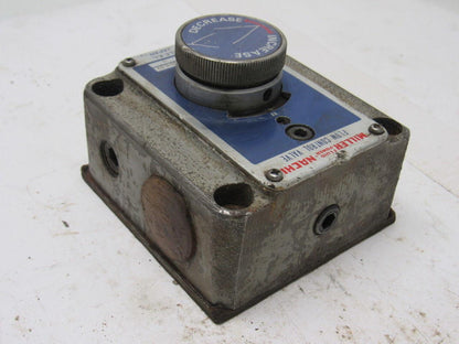 Miller Nachi CFT-G02-1.3G-E30 Hydraulic Flow Control Valve