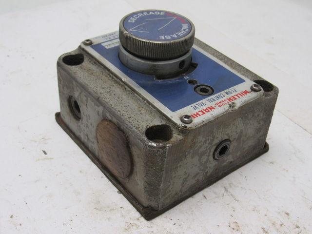 Miller Nachi CFT-G02-1.3G-E30 Hydraulic Flow Control Valve