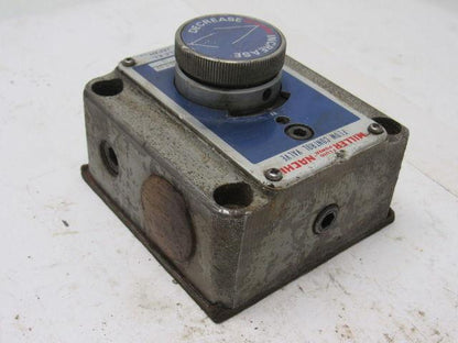 Miller Nachi CFT-G02-1.3G-E30 Hydraulic Flow Control Valve