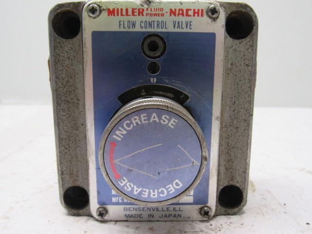Miller Nachi CFT-G02-1.3G-E30 Hydraulic Flow Control Valve