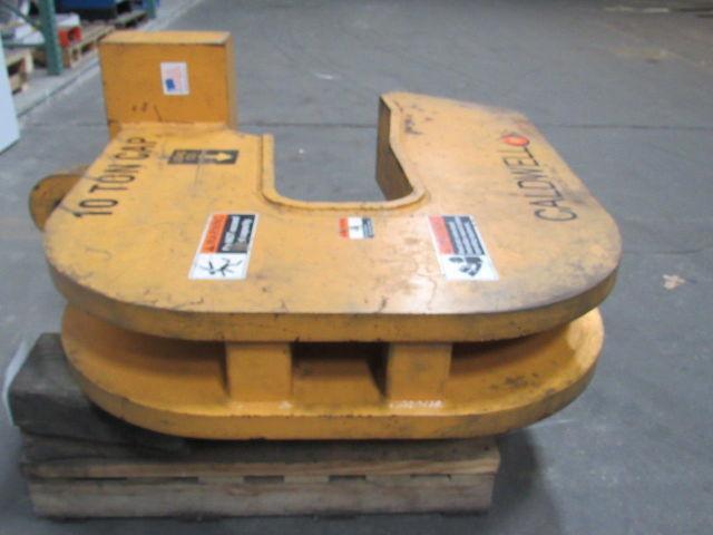CALDWELL 825-10-22 10 TON 20,000 LB C-Hook Coil Hook Lifter Handler Upender