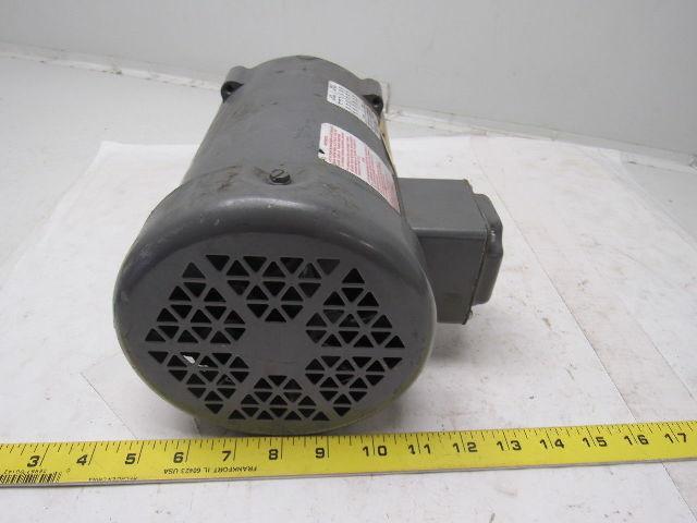 Baldor VW3538 1/2 Hp. 3 Ph. 60 Hz. 1725 RPM 5/8" Shaft Motor 56C Face Mount