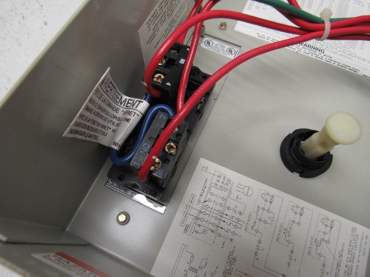 Square D LEDSUD2536G6 IEC Controls Enclosed Motor Starter 120V 60HZ