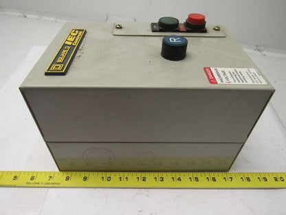 Square D LEDSUD2536G6 IEC Controls Enclosed Motor Starter 120V 60HZ